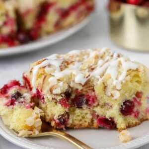 Easy Delicious Awesome Almond Cranberry Cake A Stroll Thru Life