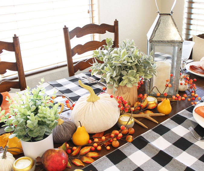 Fall Farmhouse Table - A Stroll Thru Life