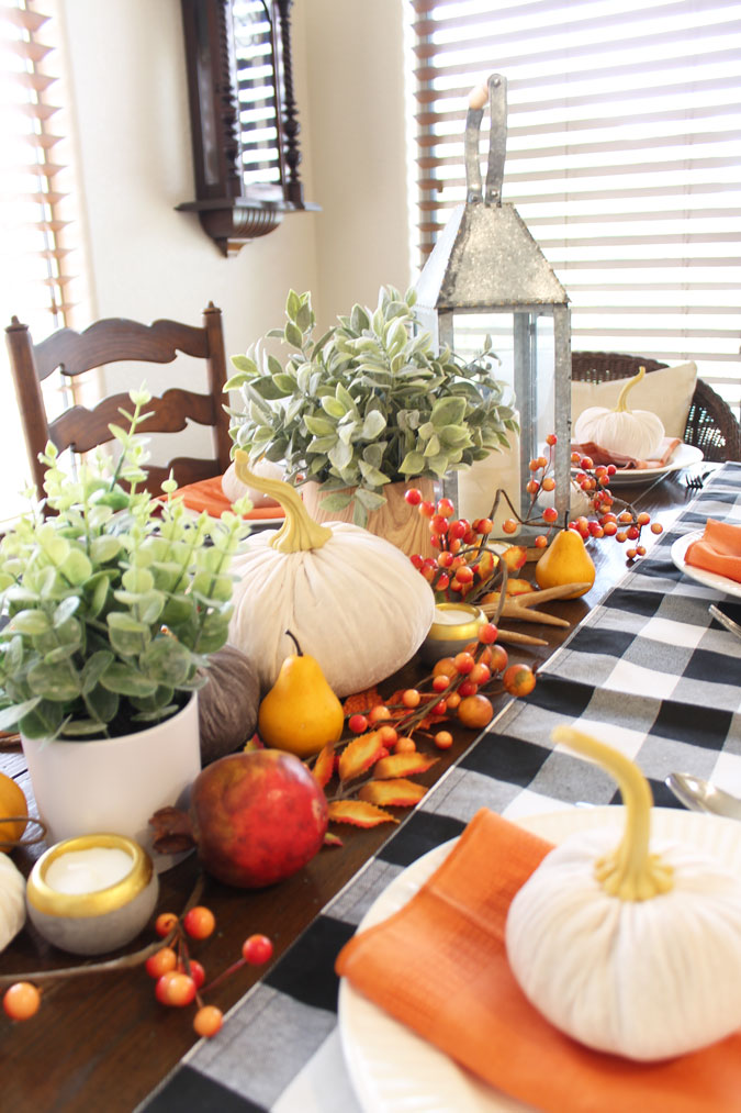 Fall Farmhouse Table - A Stroll Thru Life