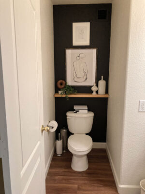 $50.00 Powder Room Makeover Reveal - A Stroll Thru Life