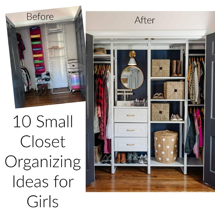 10 Small Closet Organizing Ideas for Girls in 2023